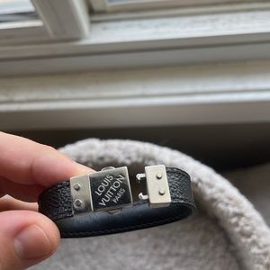 Louis Vuitton Graphite Canvas Reversible Bracelet